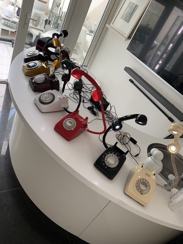 Vintage dial telephones - vintage,
