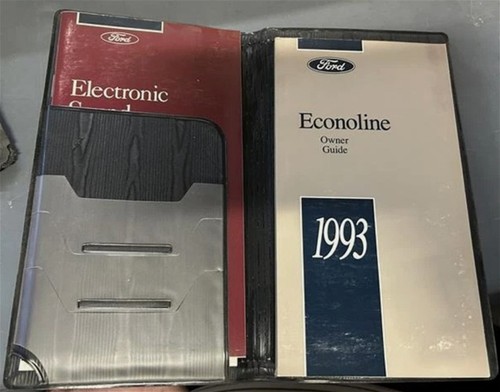 1993 ford econoline owners - ford,