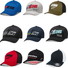 Alpinestars Mens Flexfit Trucker Mesh Racing Hat Cap MotoGP – Multiple Colours