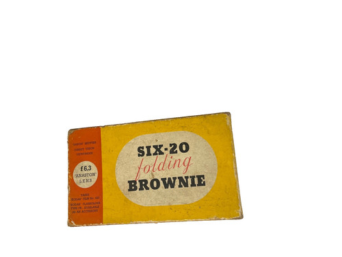 Brownie folding box - camera, six