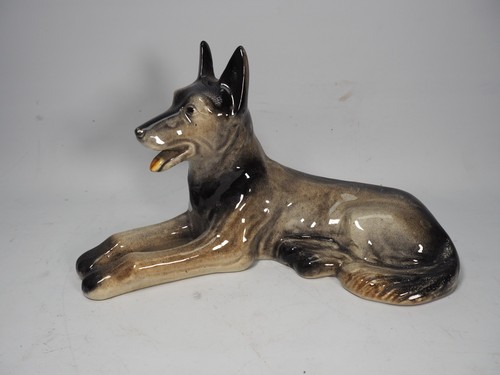 Mcm dog figurine alsatian - figurine,