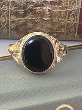 Gents 9ct Gold & Onyx  Signet