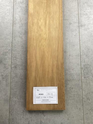 645x166x19mm iroko par solid - 645x166x19mm,