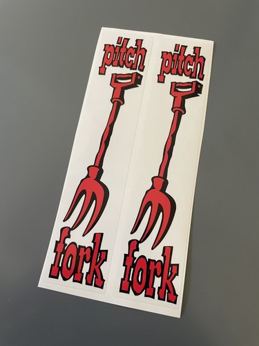 Pitch fork decals - pitch,