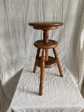 Vintage French Wooden Swivel