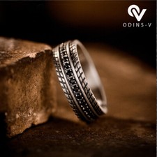 Mens silver rings solid - mens,