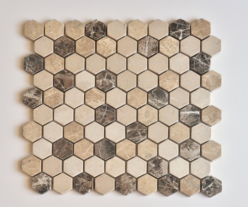 Cut samples hexagonal - cut,