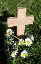 Cross. Wooden Cross. Grave Marker. pets cross. Small cross. Solid oak. Christmas