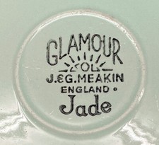 Authentic 1954+ J&G Meakin SOL "Glamour" JADE Saucer