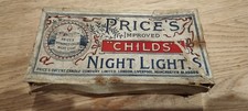 Antique Price's Improved "Child's" Night Lights, Vintage British Candles