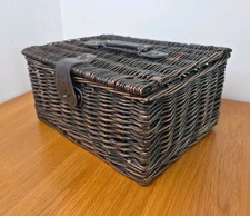 M&S Dark Brown Picnic Hamper