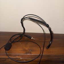 Trantec SJ-66 HM-66 Aerobic Headworn Microphone Black for Beltpack Headset