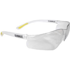 DEWALT Contractor Pro ToughCoat Safety Glasses Clear Lightweight Protective