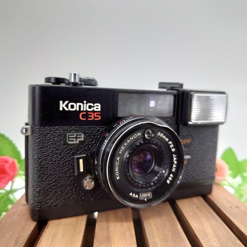 Konica c35 film camera - konica, ef