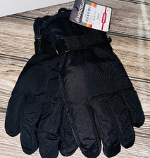 New Manzella Men's LARGE Black Gore-tex Typhoon Warmest Insulated Gloves
