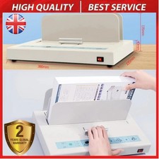 Automatic Hot Melt Binding Machine Paper A3 A4 A5 A6 Thermal Glue Book Binder UK