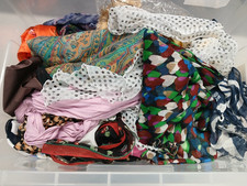 WOMEN'S FASHION SCARVES BUNDLE x 30 various colours & designs