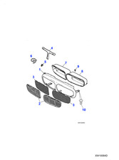 Jaguar Genuine Radiator Grille