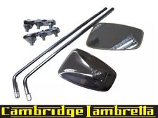 Two Chrome Mirrors with Stems