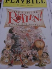SOMETHING ROTTEN Playbill OBC