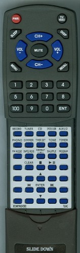 Replacement remote control for - control,