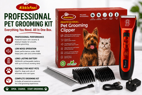 Cordless pet grooming clipper - cordless,