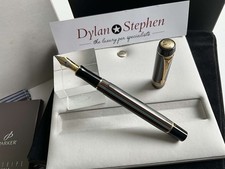 Parker Duofold International Chocolate Pinstripe Special Edition fountain pen