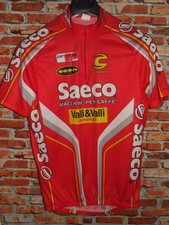 Saeco Cannondale Bike Cycling Jersey Shirt Maillot Cyclism Size XL