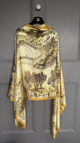 Ladies gold scarf arty - ladies,