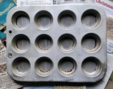 Vintage Prestige No.5713 Aluminium 12 Hole Mince Pie Tin/Baking Tray 