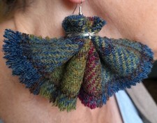 Harris Tweed Earings  with The