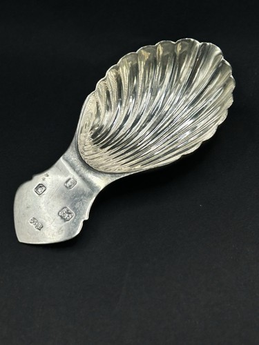Sterling silver tea - silver, caddy