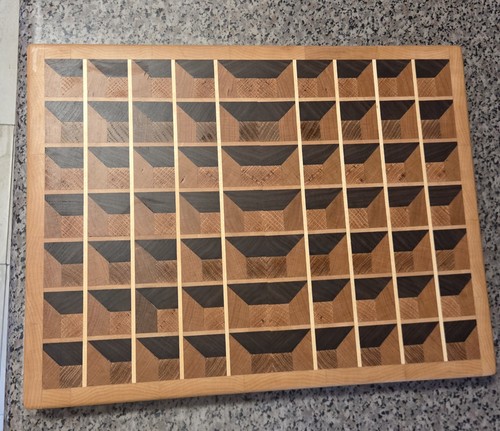 End grain cutting board - cutting, 16