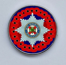 The Irish Guards Poppies wreath  Poppi lapel pin badge 25mm