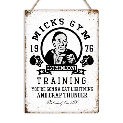 Micks gym vintage retro - gym,