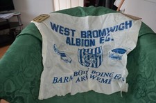 West Bromwich Albion 1993 & 2007 play off final flags and T-Mobile inflatable 