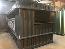 20ft x 8ft Shipping Container Shop/Food Hut/Market Stall/Burger Bar North Wales