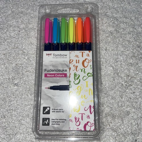 Tombow fudenosuke hard - hard, tip