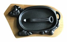 Cast Iron Sizzler Pan Cow