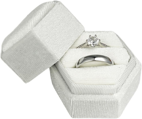 Wedding ring box velvet - ring, box,