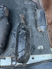 Piaggio typhoon 125 Xr exhaust and shield Perfect to repaint no welds or blows