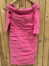 IRRESISTIBLE LIPSTICK PINK - OFF THE SHOULDER PINK DRESS Cost £695 NEW