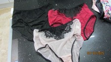 3  PAIRS   PANTIES KNICKERS  SIZE W 26-38 INCH    NEW         TS 24