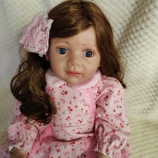 Handmade Real Life Like Reborn Dolls Baby Girl Vinyl Silicone Realistic Toddler
