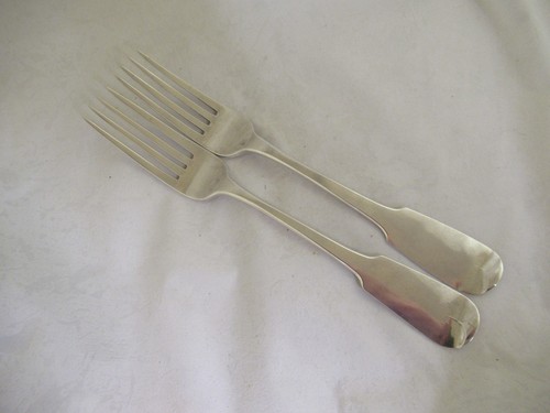 Irish solid silver - -, pair