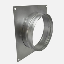Ducting Wall Plate Metal 4" -