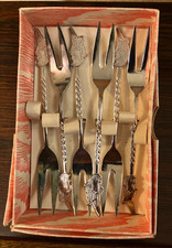 Set vintage silver plated - of, 6