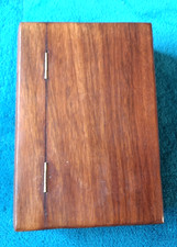 Wooden Book Shaped Hinged