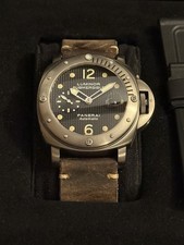 2007 Panerai PAM00025 Titanium Luminor Submersible Tritium dial