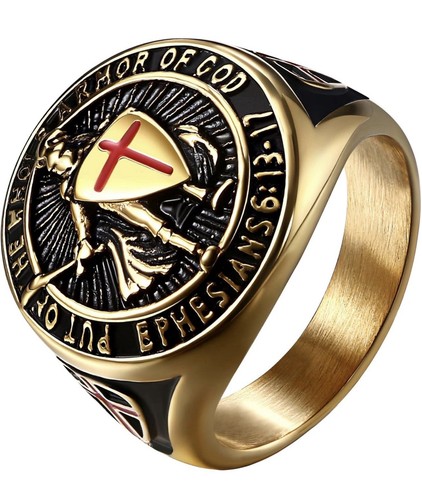 Men ring knights templar - ring:,